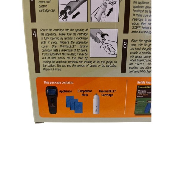 Thermacell Mosquito Repellent Appliance, Mats and Cartridge NEW Open Box - Picture 5 of 16